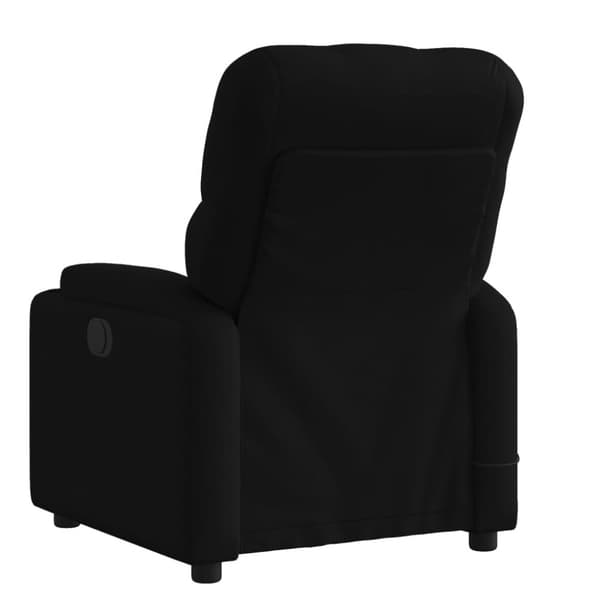 vidaXL Massagefåtölj svart tyg