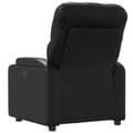 Miniatyrbild 4 av 11: vidaXL Reclinerfåtölj svart konstläder