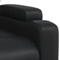 Miniatyrbild 9 av 11: vidaXL Reclinerfåtölj svart konstläder