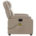 Miniatyrbild 7 av 10: vidaXL Massagefåtölj cappuccino konstläder