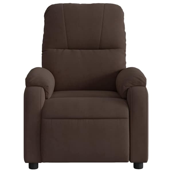 vidaXL massagestol mikrofiberstof brun
