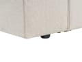 Miniatyrbild 8 av 9: Hörnsoffa Vänstervänd 3-sitsig Beige Sammet Klädd med Armstöd Minimalistisk Stil Vardagsrum
