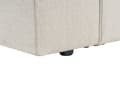 Miniatyrbild 8 av 9: Hörnsoffa Högervänd 3-sitsig Beige Sammet Klädd med Armstöd Minimalistisk Stil Vardagsrum