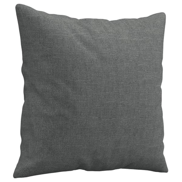 vidaXL 3-personers sofa med pyntepuder 180 cm stof mørkegrå