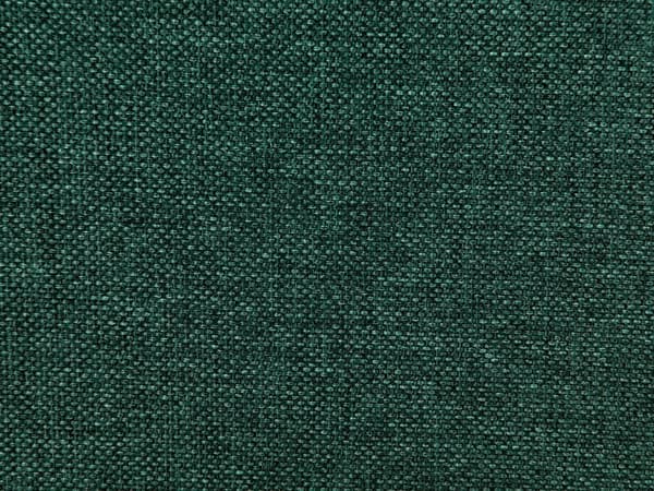 Sohva tummanvihreä kolmelle kangasverhoilu puujalat irrotettavat tyynynpäälliset retro