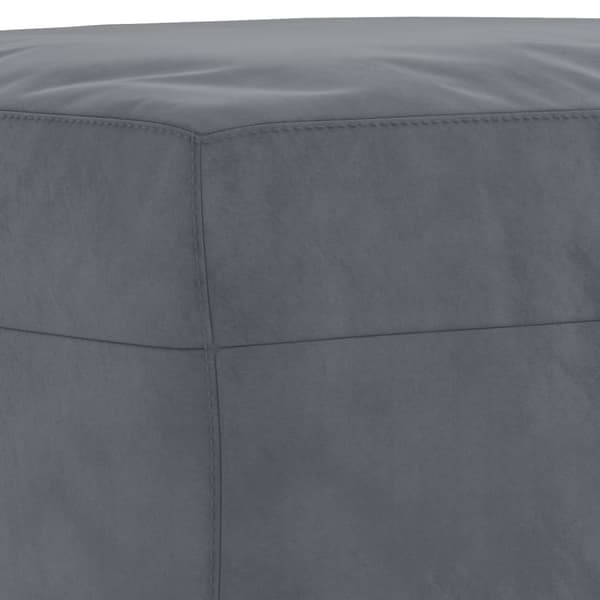 vidaXL sofasæt 3 dele med hynder velour mørkegrå