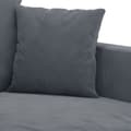 Miniatyrbillede 4 af 7: vidaXL sofasæt 2 dele med hynder velour mørkegrå