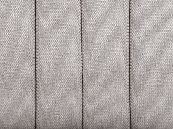 Sofa Lysegrå Polyester Polstret 3-seter Moderne Sofa Stil Stue Brede Armlener Tuftet Ryggstøtte