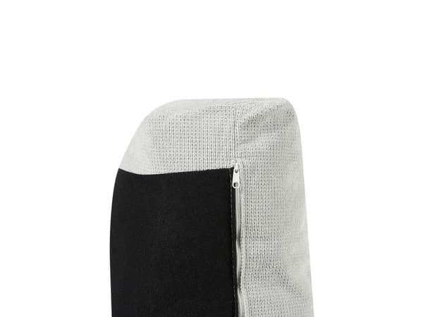 Venstrehånds hjørnesofa Lysegrå stoff Polyester Metall Svarte ben 190 x 272 x 83 cm Polstret rygg 3-seters L-formet Moderne stil Stue