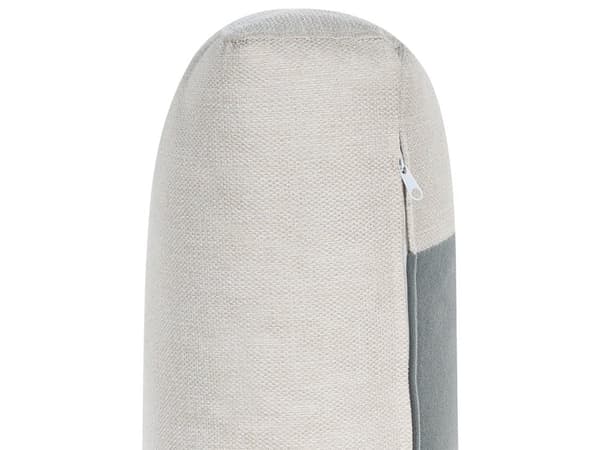 Sofa i Lysebeige-stoff med polstret 3-seters sofa med tykk polstret rygg Classic Living Room Sofa
