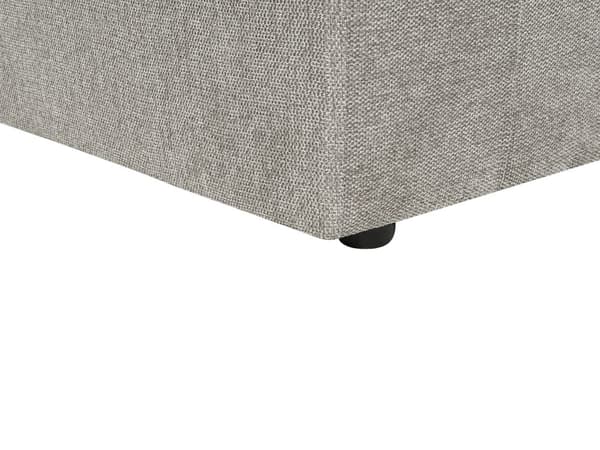 Sofa i Lysegrå-stoff med polstret 3-seters sofa med tykk polstret rygg Classic Living Room Sofa