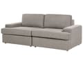 Miniatyrbilde 5 av 11: Sofasett i taupe stoff Polstret 4-seter med lenestol Polstret tykk rygg Classic Living Room Sofa