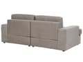 Miniatyrbilde 6 av 11: Sofasett i taupe stoff Polstret 4-seter med lenestol Polstret tykk rygg Classic Living Room Sofa