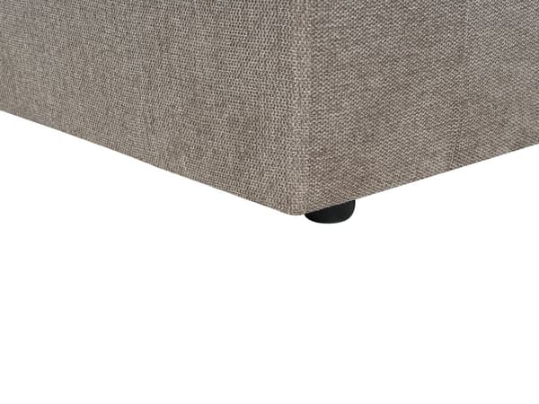 Sofa i Taupe-stoff med polstret 3-seters sofa med tykk polstret rygg Classic Living Room Sofa