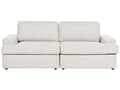 Miniatyrbilde 4 av 11: Sofasett i lysebeige stoff Polstret 4-seter med lenestol Polstret tykk rygg Classic Living Room Sofa