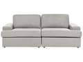 Miniatyrbilde 4 av 11: Sofasett i grå stoff med polstret 5-seter og lenestol med polstret, tykt polstret rygg Classic Living Room sofa