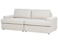 Miniatyrbilde 5 av 11: Sofasett i lysebeige stoff med polstret 5-seter og lenestol med polstret, tykt polstret rygg Classic Living Room sofa
