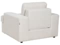 Miniatyrbilde 9 av 11: Sofasett i lysebeige stoff med polstret 5-seter og lenestol med polstret, tykt polstret rygg Classic Living Room sofa