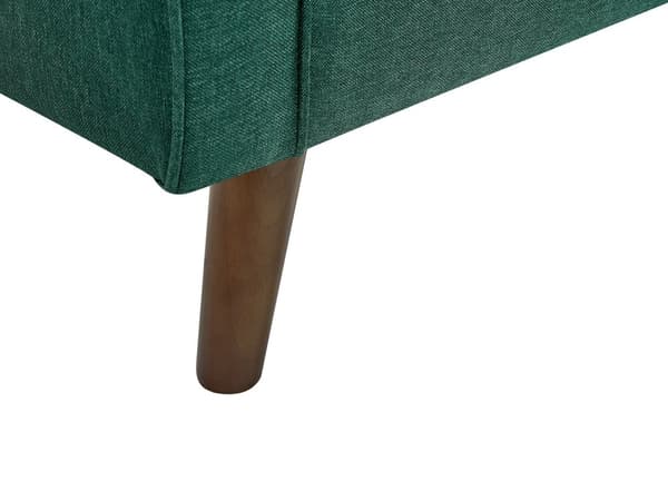 Sofa Mørkegrøn Stof 3 Personers Moderne Blød Stofsofa Stuen Klassisk Designsofa til Værelse
