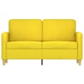 Miniatyrbillede 3 af 8: vidaXL 2-personers sofa 120 cm stof lysegul