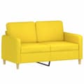 Miniatyrbillede 2 af 8: vidaXL 2-personers sofa 120 cm stof lysegul