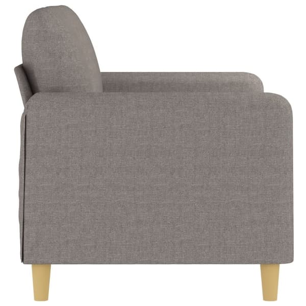 vidaXL 2-sitssoffa taupe 120 cm tyg