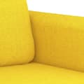 Miniatyrbillede 5 af 7: vidaXL sofasæt 2 dele med hynder stof lysegul