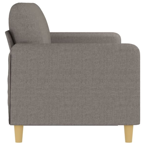 vidaXL 3-sitssoffa taupe 180 cm tyg