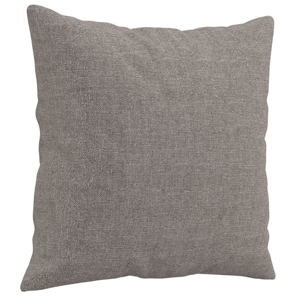 vidaXL sofasæt 2 dele med puder stof gråbrun