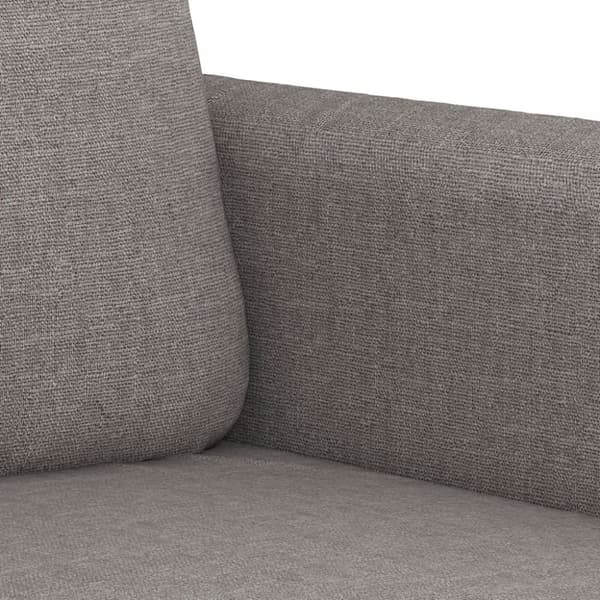 vidaXL sofasæt 4 dele med puder stof gråbrun