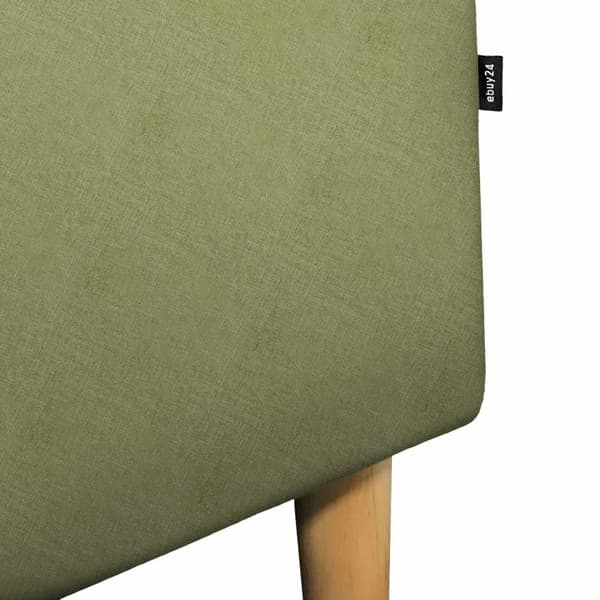 Marino sofa, sjeselong høyre eller venstrevent i stoff grønn, med treben.