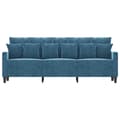 Miniatyrbillede 2 af 8: vidaXL 3-personers sofa 180 cm velour blå