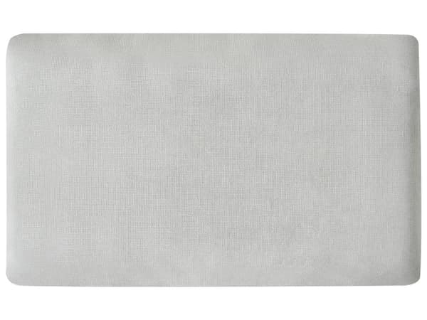 Hjørnesofa lysegrå 3-personers polstret Chenille stof med metalben højre L-form minimalistisk