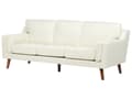 Miniatyrbilde 4 av 11: 3-seters sofa i offwhite stoff Ben Eiketre Klassisk Stue fra midten av århundret