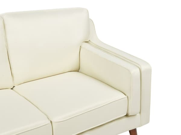 3-seters sofa i offwhite stoff Ben Eiketre Klassisk Stue fra midten av århundret