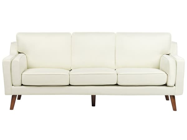3-seters sofa i offwhite stoff Ben Eiketre Klassisk Stue fra midten av århundret