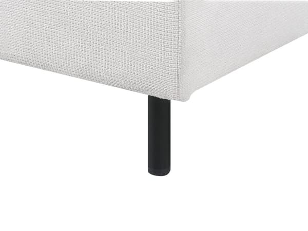 Modulær hjørnesofa i grått stoff, 3-seters seksjonssofa i moderne design Stue