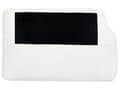 Miniatyrbilde 5 av 10: 2-seters sofa Hvit stoffkledning Rulleformede armer Treramme Kasteputer Moderne stue