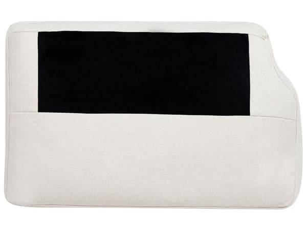 Sohva vaalea beige kangasverhoilu puu kahdelle irrotettava päällinen moderni tyyli