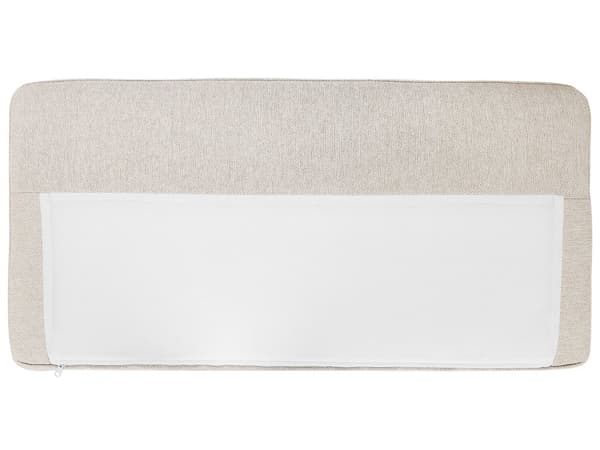 Venstrehånds hjørnesofa Polyester Beige 192 x 155 Sofa 2-seter Polstret Metallben Vevd stoff Polstret rygg Minimalistisk Moderne