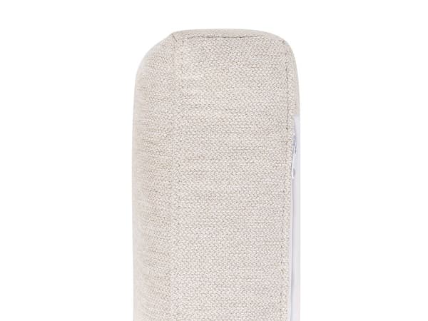 Venstrehånds hjørnesofa Polyester Beige 192 x 155 Sofa 2-seter Polstret Metallben Vevd stoff Polstret rygg Minimalistisk Moderne