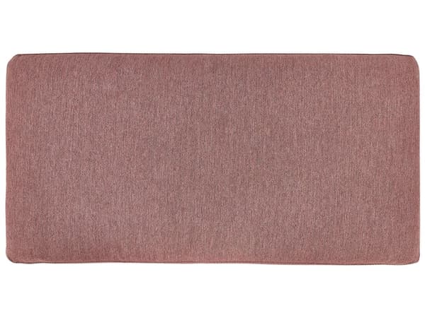 Venstrehånds hjørnesofa Polyester Rosa 192 x 155 Sofa 2-seter Polstret Metallben Vevd stoff Polstret rygg Minimalistisk Moderne