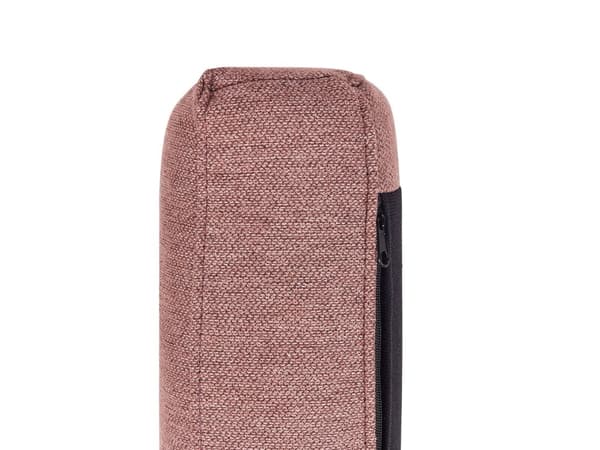 Venstrehånds hjørnesofa Polyester Rosa 192 x 155 Sofa 2-seter Polstret Metallben Vevd stoff Polstret rygg Minimalistisk Moderne