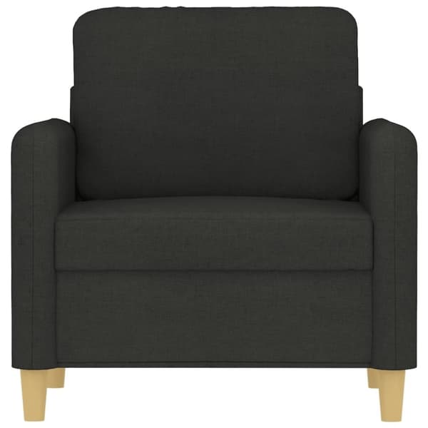 vidaXL Fåtölj svart 60 cm tyg
