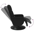 Miniatyrbild 6 av 11: vidaXL Massagefåtölj med fotstöd svart sammet
