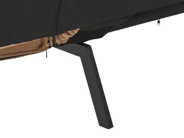 Sovesofa Brun Polyester 3 Personers Moderne Blød Sofa Sofaseng Tre Personers Designsofa til Værelse Stofsofa med Klik Klak funktion
