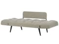 Miniatyrbillede 7 af 11: Sovesofa Lysegrøn Polyester 2 Personers Moderne Blød Sofa Sofaseng To Personers Designsofa til Værelse Stofsofa med Klik Klak funktion