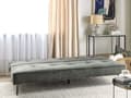 Miniatyrbillede 4 af 11: Sovesofa Mørkegrå Polyester 3 Personers Moderne Blød Sofa Sofaseng To Personers Designsofa til Værelse Stofsofa med Klik Klak funktion