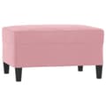 Miniatyrbillede 6 af 9: vidaXL sofasæt 3 dele med hynder velour lyserød
