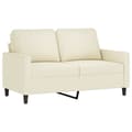 Miniatyrbillede 3 af 9: vidaXL sofasæt 3 dele med hynder velour cremefarvet